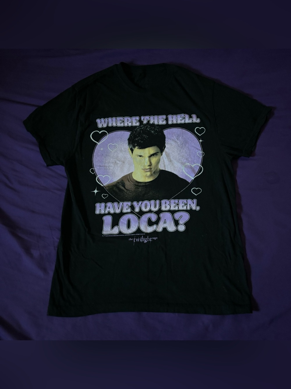 Twilight Where the Hell Have you Been Loca? Jacob Graphic Tshirt